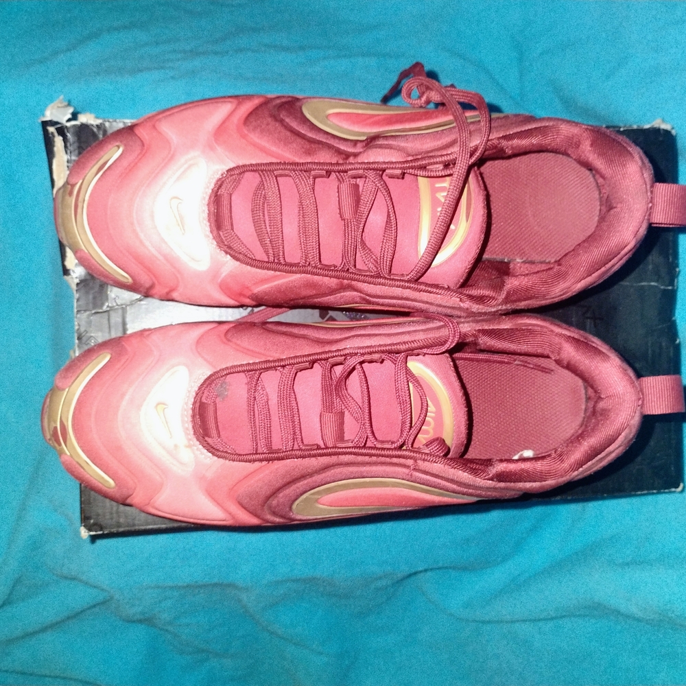 Nike Pink and Gold Sneakers